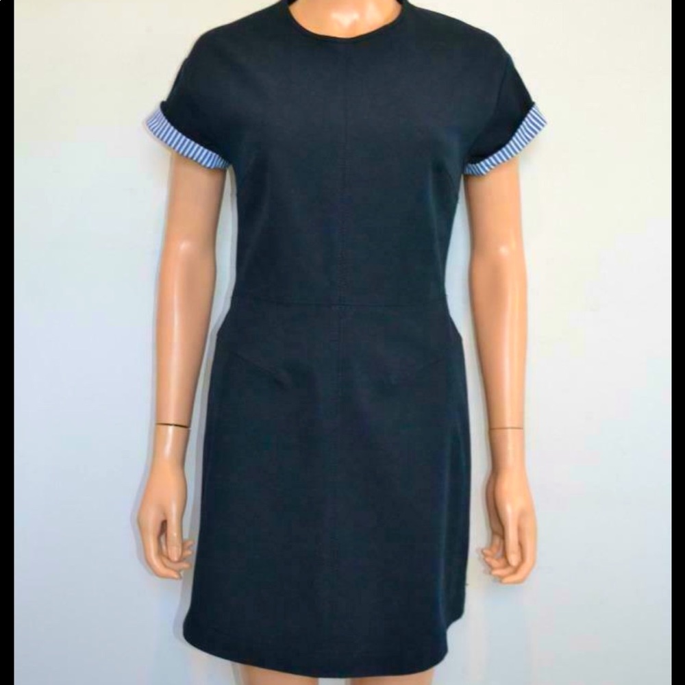 Derek Lam 10 Crosby Navy  Cap Sleeve Dress Size 0